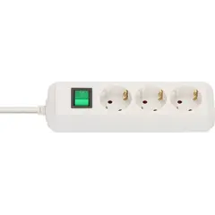 Удлинитель Brennenstuhl 3 5м 3 1.5мм² Schuko выключатель шторки белый Eco-Line 1152920