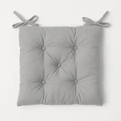 ბალიში სკამის Runo 40x40 სმ ღია ნაცრისფერი