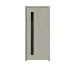 კარის ბლოკი Omis Techno 01 ღია ნაცრისფერი-შუშა შავი 34x700x2150 მმ