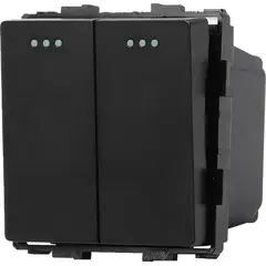 Switch Socket Style 2 2G-2W black