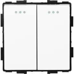Switch without frame Socket Style 2 white