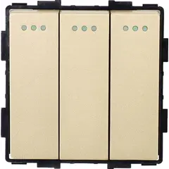 Switch Socket Style 3 3G-2W gold