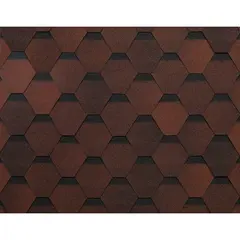 Roof shingle bituminous flexible Technonicol Optima Sonata red 3 m²