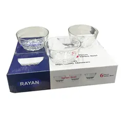 Set of glass bowls R.A.Y.A.N RYG2037 6pcs 260ml