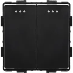 Switch without frame Socket Style 2 black