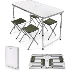 Garden furniture set folding