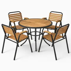Furniture set table 4 chairs OF-01
