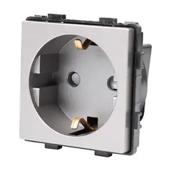 Socket without frame Socket Style 16A curtains grey