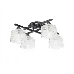 Люстра Bella Mita E27 4 6298-4 BK+CR черный хром