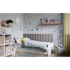 Стеновая магкая панель VOX Profile Oval 15x60 см. серый