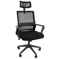 Кресло офисное "Неон" черный сетка