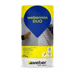 Facade waterproofing plaster Weber Webermin DUO 3-3.5 mm 25 kg