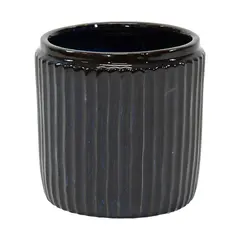 Ceramic pot Mega Collections Hamlet Cylinder Night D25H25