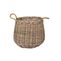 Wicker pot Mega Collections Luna Rope Cauldron -F- D35H30