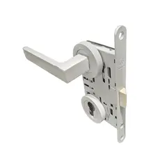 კომპლექტი სახელური და საკეტი BT Group 5-001-49 WT თეთრი