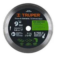 Diamond blade Truper Continuous DID-190 230 mm