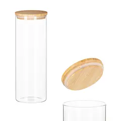 Glass jar Ardesto 1300 ml