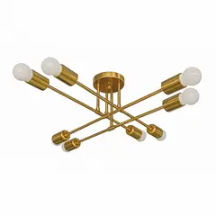 ჭაღი Bella Mita E27 8 0809-8 FG ოქროსფერი