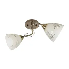 ჭაღი Bella Mita 2 E27 6105/2 WH+FG თეთრი ოქროსფერი