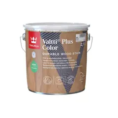 ლაზური ხის ზედაპირებისთვის Tikkurila Valtti Plus Color ECV 2.7 ლ გამჭვირვალე