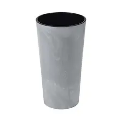 Горшок цветочный серый Lamela LILIA ECO 29,5 л