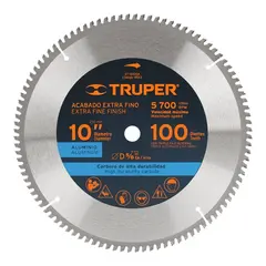 საჭრელი დისკი ალუმინის Truper ST-10100A 254 მმ