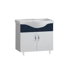 Bathroom vanity with washbasin  Denko Trend zland Blue 65 cm