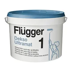 Interior paint for intensive cleaning Flugger Dekso 1 Ultramat 3 l