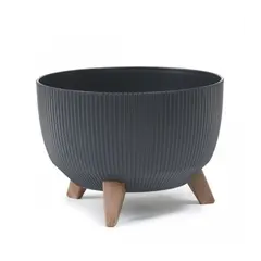 ქოთანი ყვავილის Lamela Bowl ROMA ECO recycled 400 jumper 21ლ