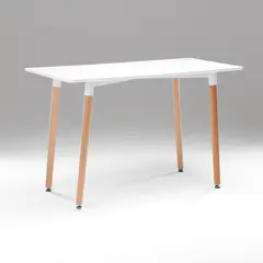 მაგიდა თეთრი 120x60x74 სმ