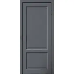 Дверной блок Fly Doors Emalit CLASSIC C2 графит 36x800x2150 мм