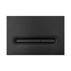 Flush plate Alca Drain black