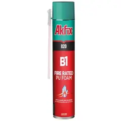 Монтажная пена огнеупорная Akfix 820 FA015 45 л