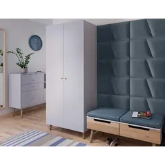 Стеновая магкая панель VOX Profile Geo 30x35 см. синый