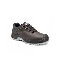 Brown work shoes with protective toe Coverguard S3 9STL37 39