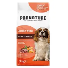 მშრალი საკვები მინი/ზრდასრული ძაღლისთვის  PRONATURE  3კგ