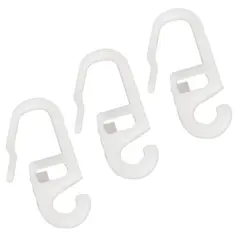 Комплект крючков Delfa СФ16.5.01.00.020 белый 20 шт