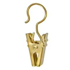 Комплект зажимов для металлических колец Delfa СЗФ-9024 золото антик 20 шт