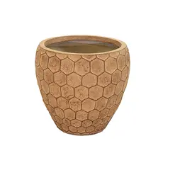 Керамический горшок Mega Collections Yara Belly Sand D56H50