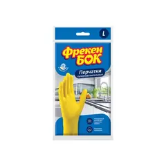 Перчатки резиновые Freken Bok 17104800  L