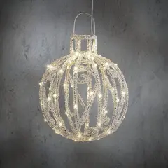 საახალწლო დეკორაცია ჭაღი აკრილზე Edelman D25 სმ