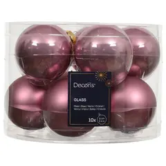 ნაძვის ხის ბურთი Baubles Glass 6 cm 10 cm