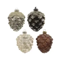 ნაძვის ხის სათამაშო გირჩები 8x8x10 სმ 1pcs