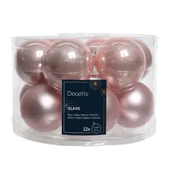 ნაძვის ხის ბურთი Baubles Glass 5 cm 12 pcs