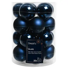 ნაძვის ხის ბურთი Baubles Glass 6 cm 20 pcs