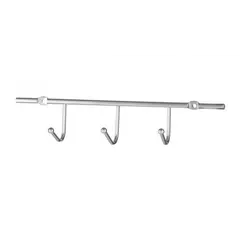 Bar Bisk NIAGARA 3-HOOK RAIL CHROME