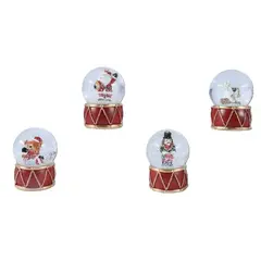 საახალწლო დეკორაცია თოვლის ბურთი Snowglobe polyresin 4.5x6 cm