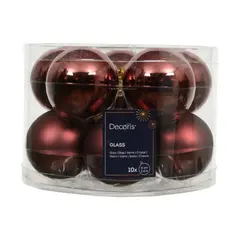 ნაძვის ხის ბურთი Baubles Glass 6 cm 12 pcs