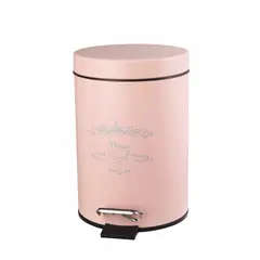 Waste bin with pedal Bisk Nicea 06750 16.5x26x22 cm