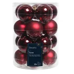 ნაძვის ხის ბურთი Baubles Glass 6cm 20 pcs